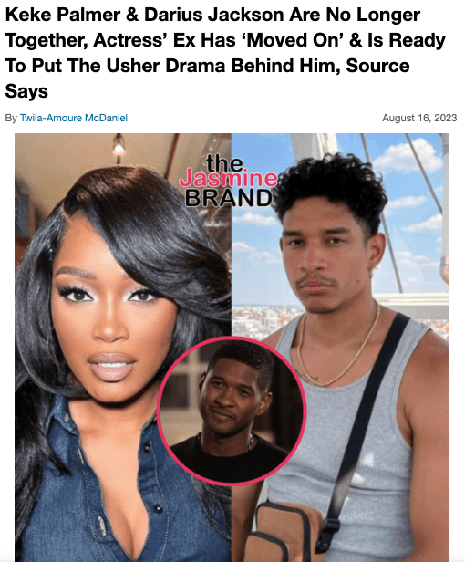 Update: Keke Palmer Reveals Tattoo Seemingly Dedicated To The Father Of