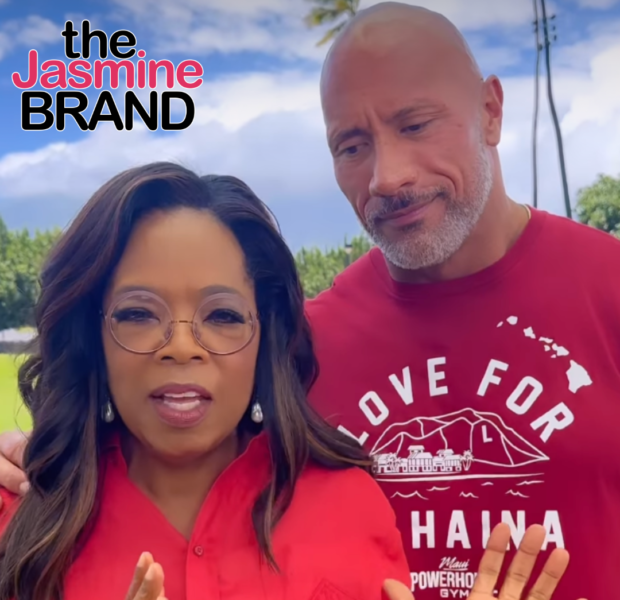 Oprah Winfrey & Dwayne ‘The Rock’ Johnson Donate $10 Million To Launch Maui Wildfire Relief Fund That Will Grant Affected Adults A $1,200 Monthly Stipend