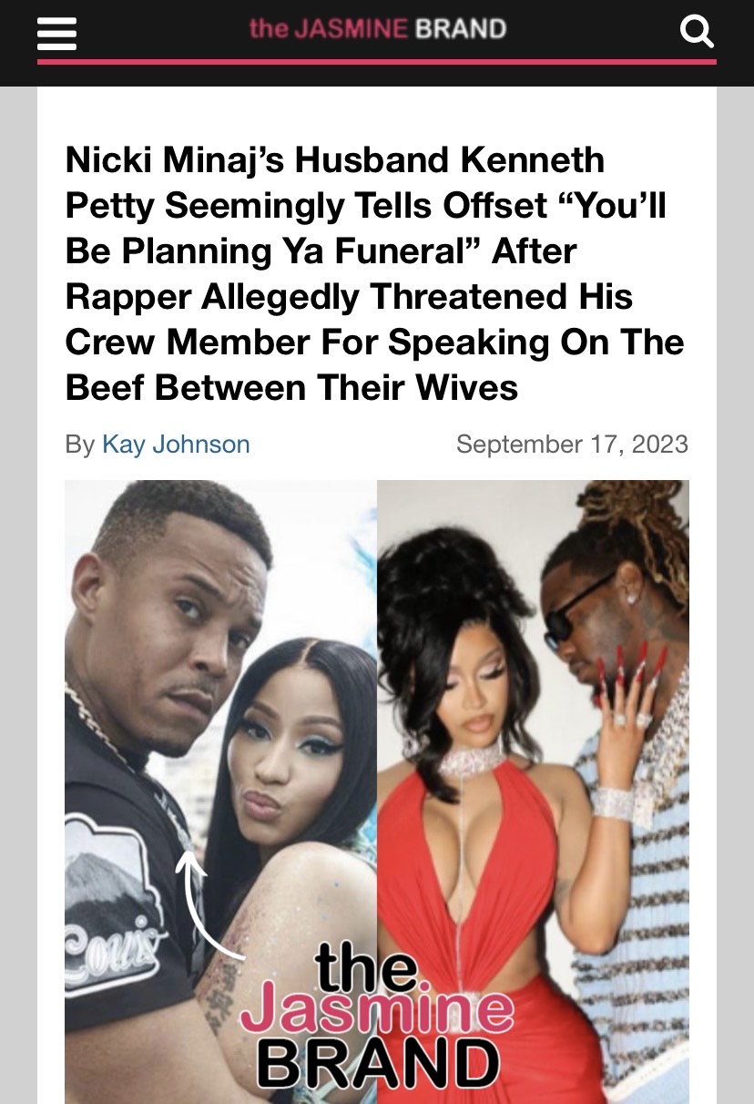 Nicki Minaj's Husband, Kenneth Petty, Can Now Use The Internet After Not  Registering As Sex Offender - theJasmineBRAND