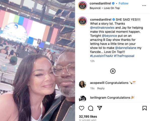 lil rel engaged