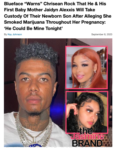 Blueface And His Baby Mama Jaidyn Alexis Expecting Second Child - Urban  Islandz