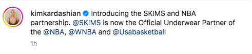 Kim Kardashian's SKIMS Becomes The Official Underwear Partner Of The NBA -  theJasmineBRAND