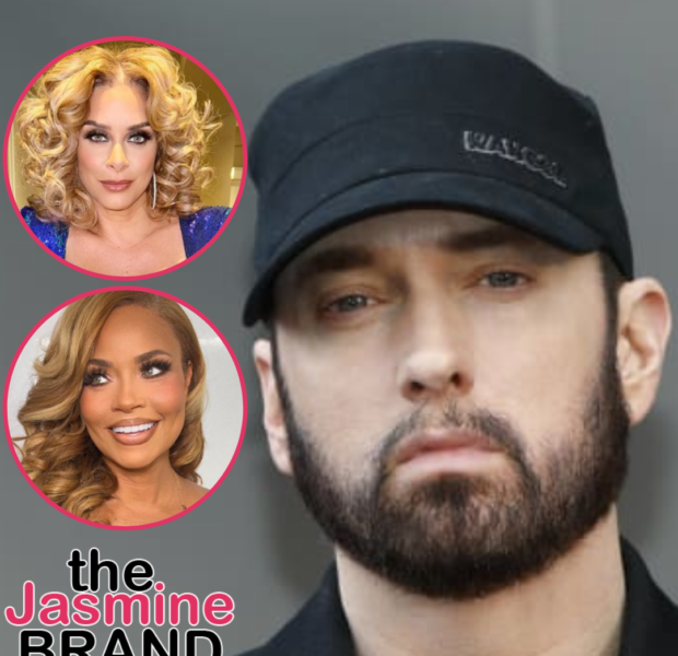 Eminem Filed Protective Order Against Gizelle Bryant & Robyn Dixon To Avoid Appearing In Court For Their Ongoing Trademark Dispute