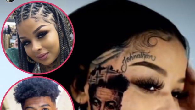 Chrisean Rock Trends As Social Media Users React To Her New Face Tattoo Of Blueface: ‘She Is NOT Ok’