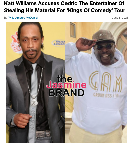 Cedric The Entertainer Responds After Katt Williams Doubles Down On ...