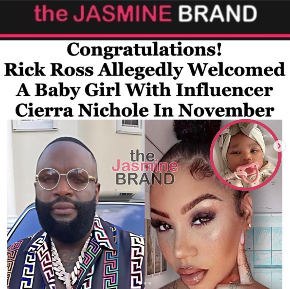 Rick Ross' Reported Baby Mama Cierra Nichole Slams His Girlfriend