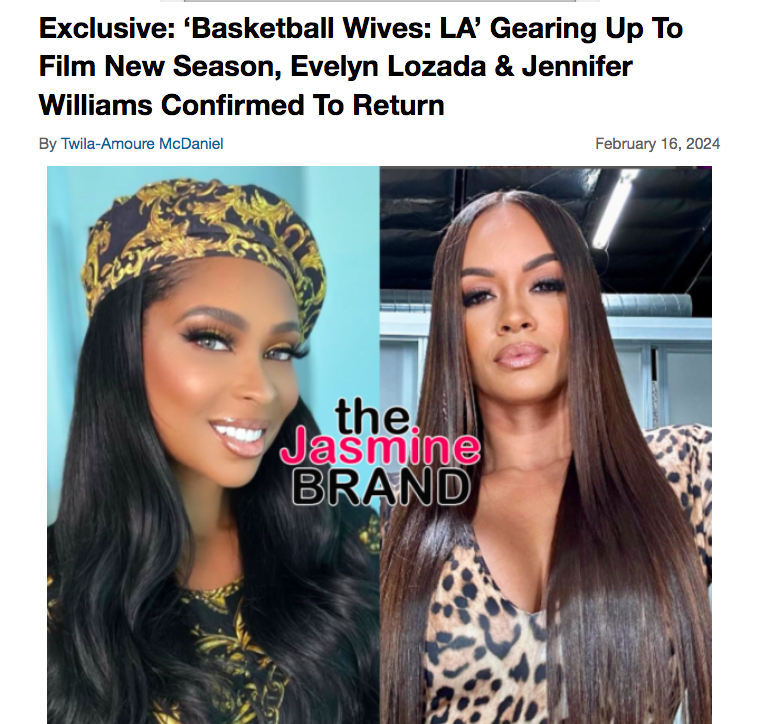 Exclusive: Brandi Maxiell Returning To ‘Basketball Wives’ - theJasmineBRAND