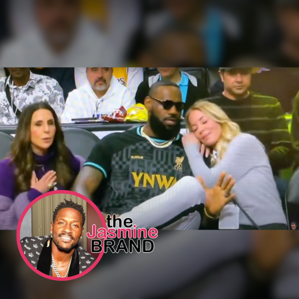 Lebron James’ Fans Find Court Side Interaction w/ Female Lakers Owner & Exec Flirtatious, Sparks Reaction From Former NFL Player Antonio Brown: ‘He Got Game 2’