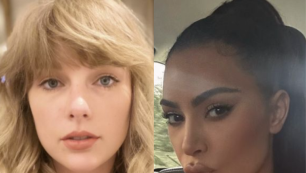 Kim Kardashian Reportedly Loses 100K Followers On Social Media After Taylor Swift’s Alleged Diss Song + Reality Star’s Comment Section Flooded By Diehard Swifties