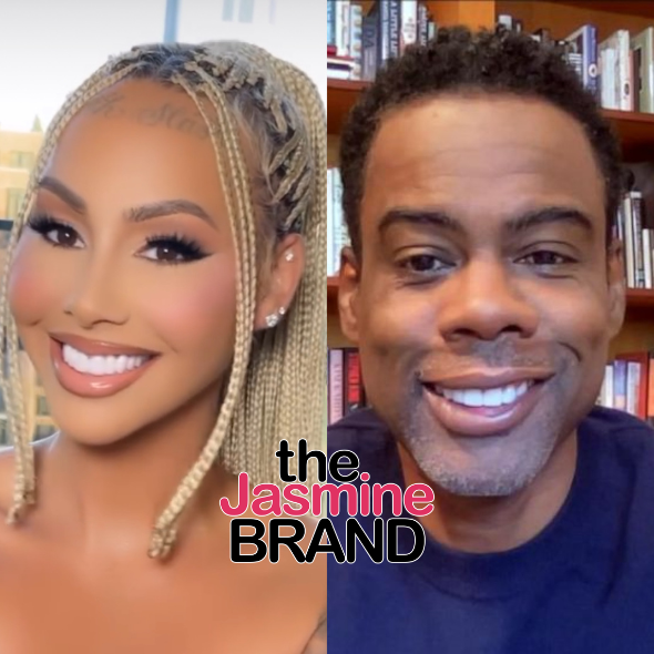 Amber Rose Sets The Record Straight On Chris Rock Dating Rumors & Viral Photo: ‘We Met For Coffee’