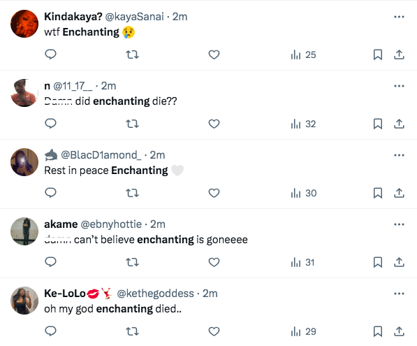 Update: Rapper Enchanting's Cause Of Death Revealed - theJasmineBRAND