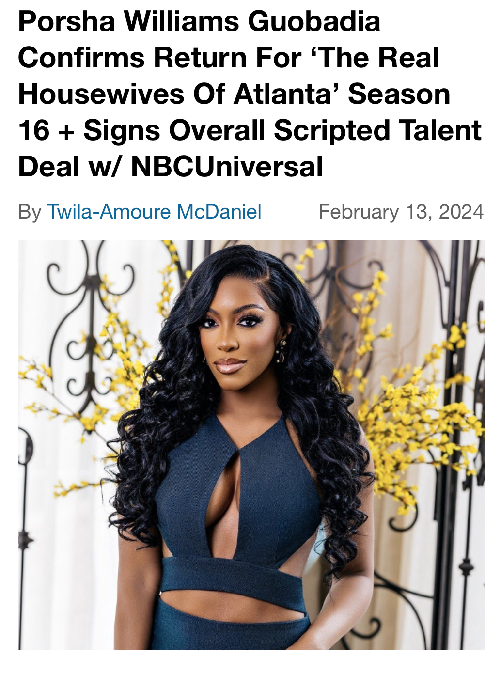 Simon Guobadia Claims Ex Porsha Williams Took Calculated Steps To