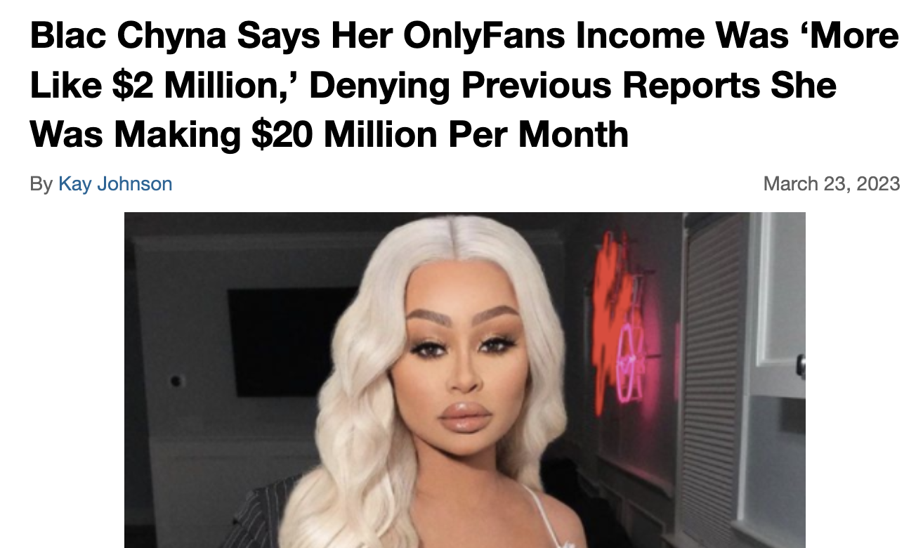 Bhad Bhabie Reveals $57 Million Earnings From OnlyFans - theJasmineBRAND