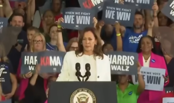 Kamala Harris Checks Protestors At Her Detroit Rally: ‘I’m Speaking!’