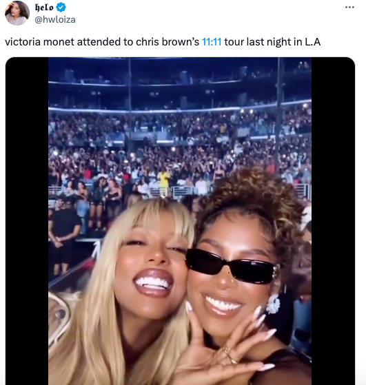 Victoria Monét Sparks Mixed Reactions After Attending Chris Brown Concert: 'Not You Too' - theJasmineBRAND