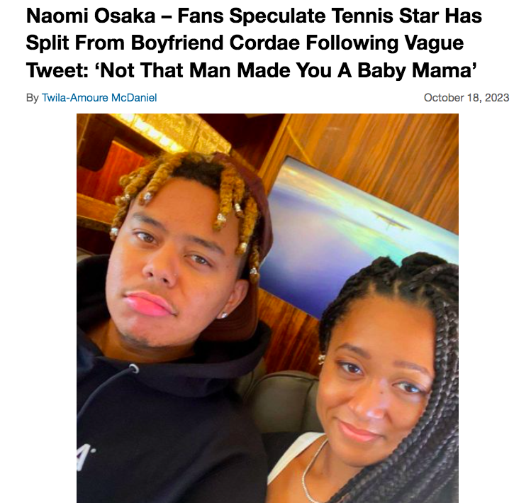 Tennis Star Naomi Osaka Speaks On How Postpartum Changes Has Affected