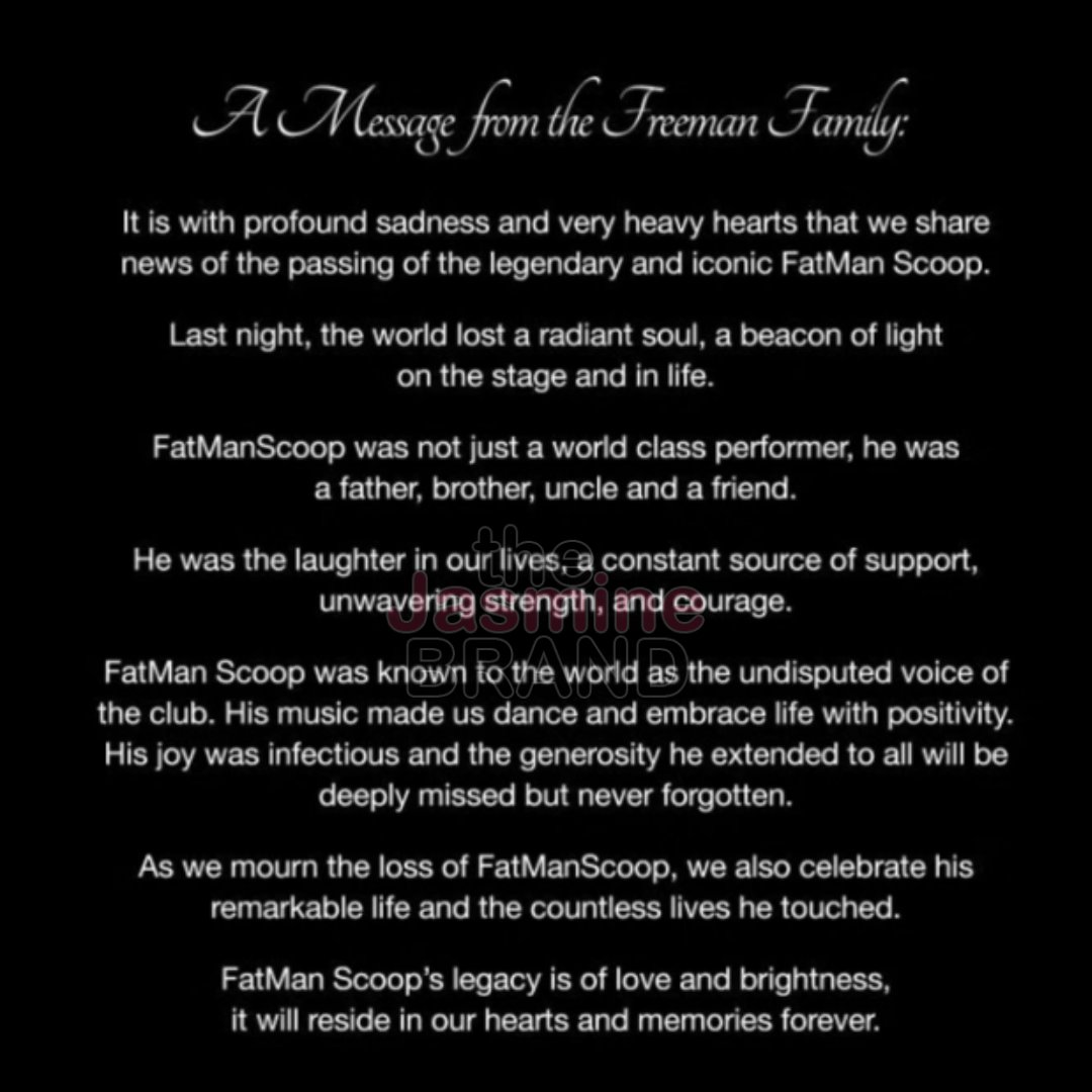 Update Rapper Fatman Scoop's Cause Of Death Revealed theJasmineBRAND