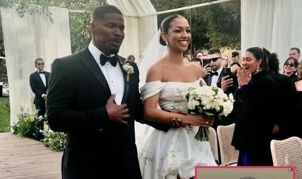 Jamie Foxx Gets Emotional Walking Daughter Corinne Down The Aisle More Than A Year After Health Scare