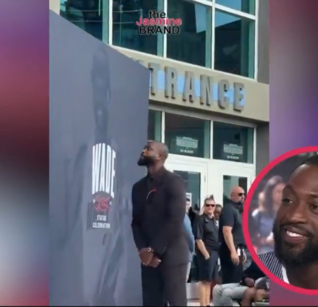 Dwyane Wade’s Reaction To His Statue Unveiling Goes Viral: ‘He Wanted To Love It, He Really Did’