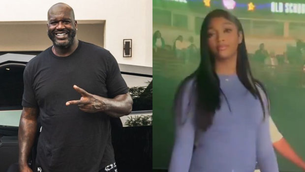 Shaq Called Out After Suggesting Angel Reese Should Dunk In “Little A** Shorts’ – Objectifying Folk Ain’t Cool!