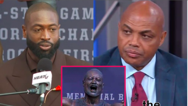 Charles Barkley Shares Unfiltered Thoughts On Dwyane Wade’s Miami Heat Statue: ‘That Thing Is Awful’