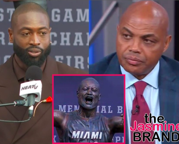 Charles Barkley Shares Unfiltered Thoughts On Dwyane Wade’s Miami Heat Statue: ‘That Thing Is Awful’