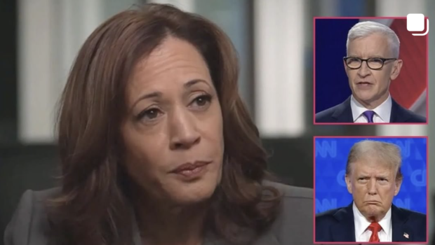 CNN & Anderson Cooper Face Backlash For Holding Kamala Harris To A ‘Higher Standard’ During Town Hall