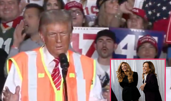 Donald Trump Claims Crowd ‘Booed The Hell Out Of’ Kamala Harris & Beyoncé After Beyoncé Didn’t Sing At Harris’ Rally