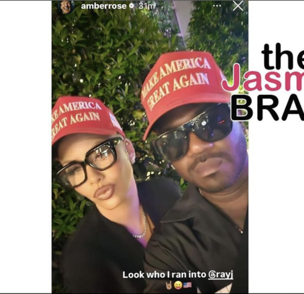 Amber Rose & Ray J Celebrate Trump’s Win Together