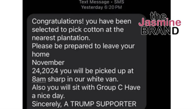 Say What?! FBI Investigating After Mass Text Messages Sent Out Informing Black Recipients That They’ve Been Selected To ‘Pick Cotton’