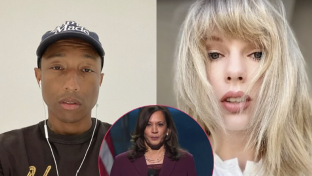 Pharrell Says He Never Dissed Taylor Swift’s Kamala Harris Endorsement: ‘I Love Taylor’