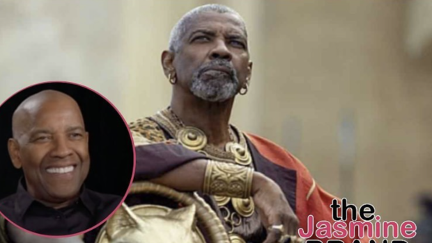 Denzel Washington Reveals ‘I Kissed A Guy Full On The Lips’ In Deleted ‘Gladiator II’ Scene