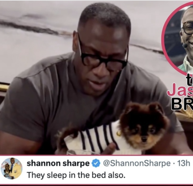 Shannon Sharpe Fires Back At Fans Criticizing Him For Having His Dog At the Dinner Table