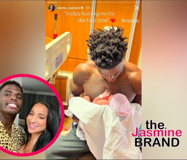 NFL Star Tyreek Hill Welcomes 1st Baby w/ Wife Keeta Vaccaro, His 4th Child In 2 Years