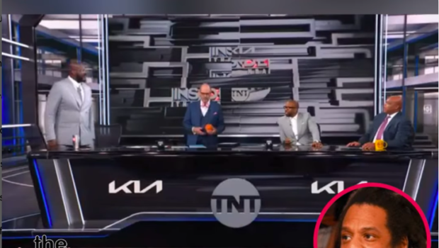 Shaquille O’Neal Jokingly Walks Off ‘Inside The NBA’ Set After Kenny Smith Makes Jay-Z Reference