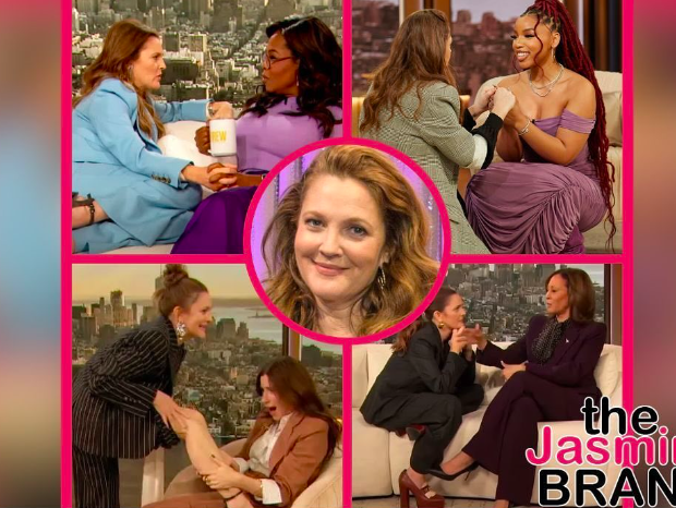 Drew Barrymore Admits She’s Been ‘Warned’ To ‘Back Off’ From Touchiness During Interviews