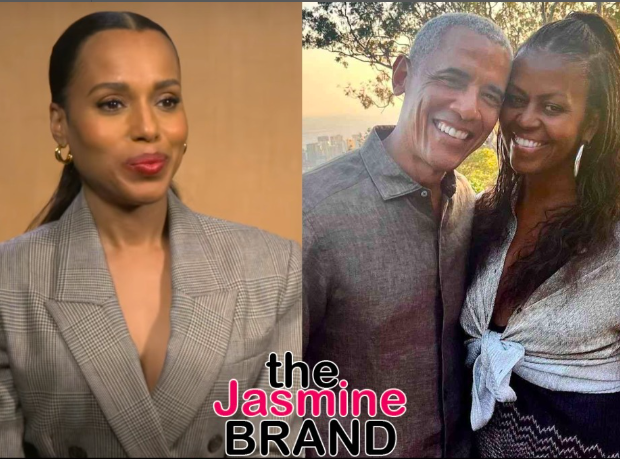 Kerry Washington Recalls ‘Awkward’ Phone Call To The Obamas Ahead Of Spicy ‘Scandal’ Storyline