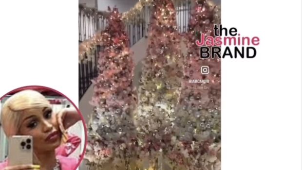 Cardi B Went All Out w/ Her Christmas Decor This Year!