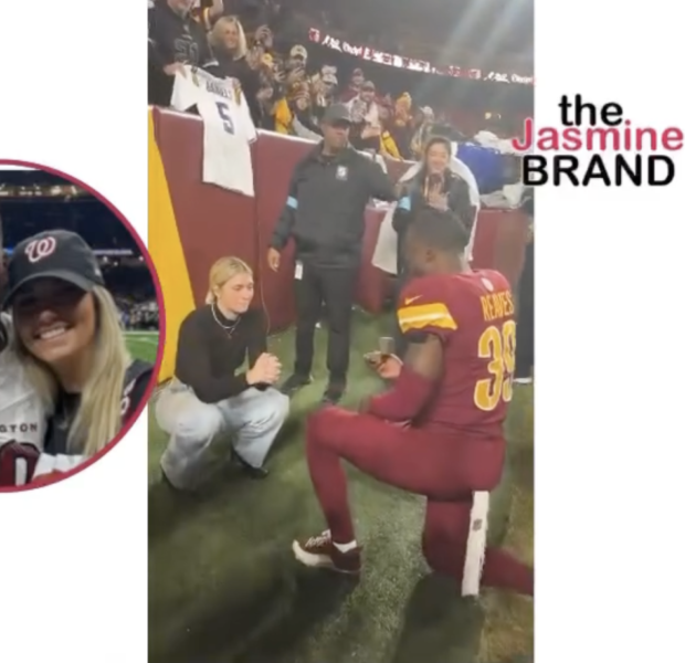 Washington Commanders Star Jeremy Reaves Proposes To Girlfriend On The Field, But A Social Media User Claims He’s A Cheater