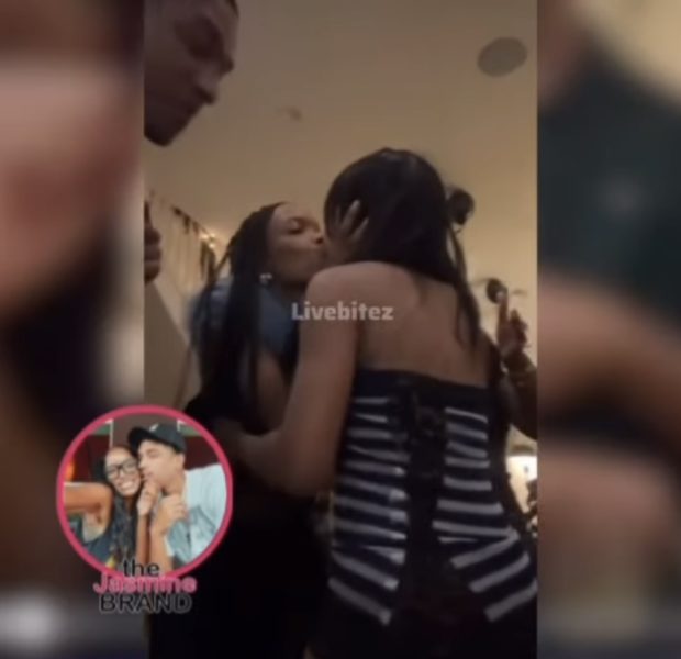 Keke Palmer Parties w/ Her Baby Daddy Darius Jackson + Kisses Woman On The Lips