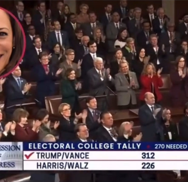 Kamala Harris Gets Standing Ovation After Announcing How Many Votes She Received In The Election