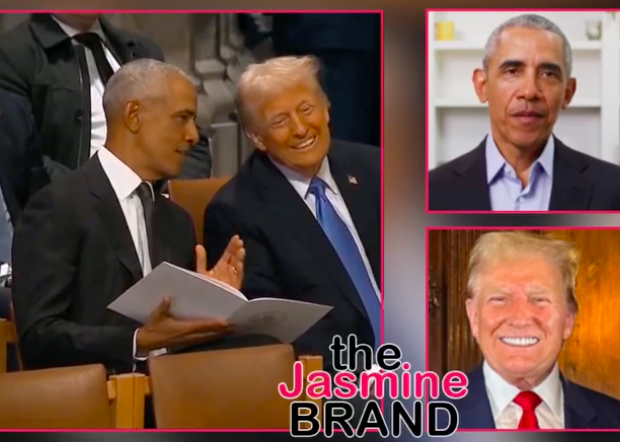 Donald Trump & Barack Obama Share Laughs During Conversation At Jimmy Carter’s Funeral In D.C.