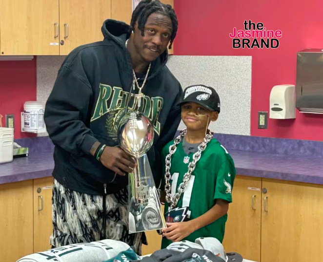 Super Bowl Champ A.J. Brown Visits 10YearOld Who Protected Sister