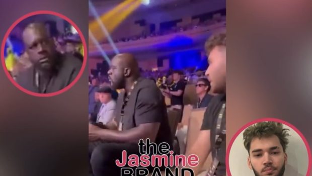 Shaq Seemingly Tells Adin Ross Imma F**ing K*ll You’ After YouTuber Smacked His Leg & Made Him Spill His Candy