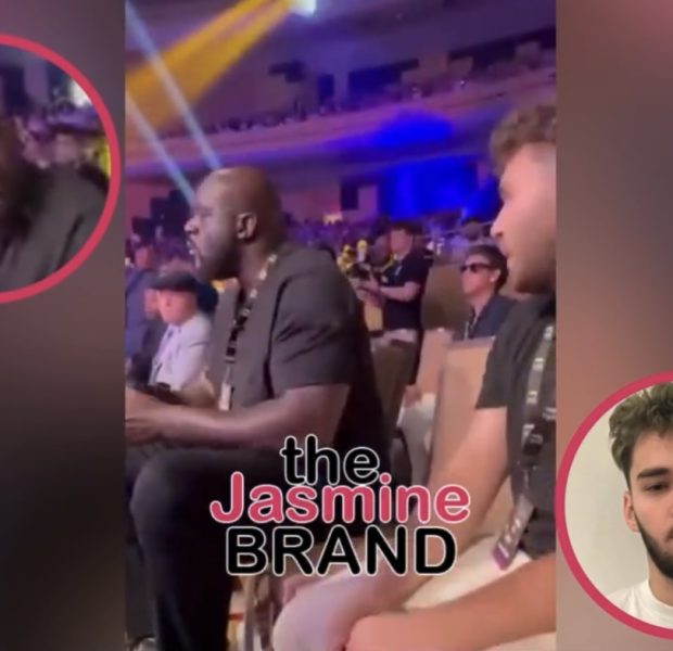 Shaq Seemingly Tells Adin Ross Imma F**ing K*ll You’ After YouTuber Smacked His Leg & Made Him Spill His Candy