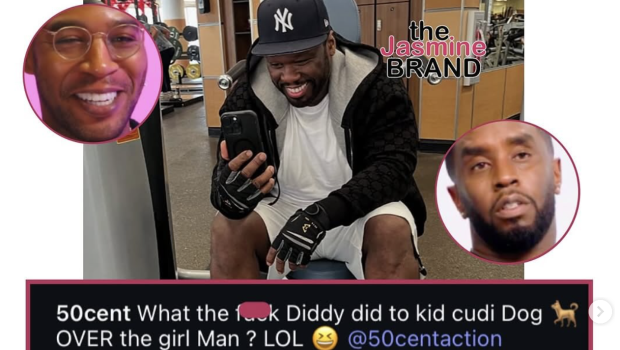 50 Cent Trolls Diddy Over Kid Cudi’s Testimony, Mocks Alleged Break-In & Dog Drama: ‘Over The Girl Man?’