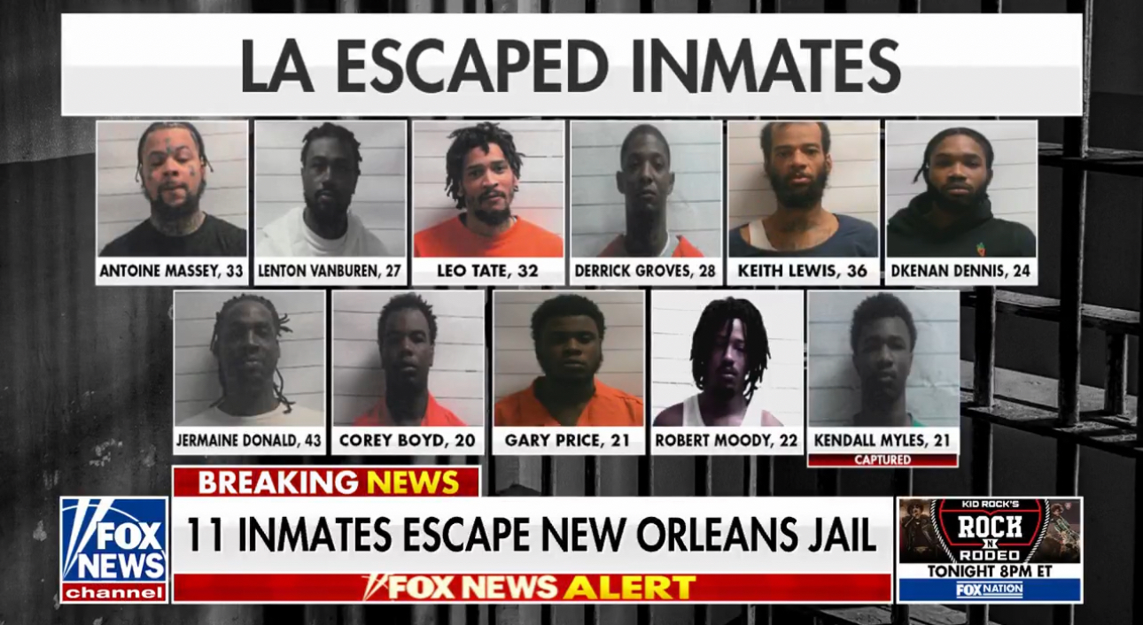 11 Inmates Escape New Orleans Jail Through A Hole In The Wall, 1