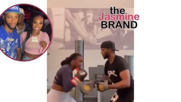 Rapper Papoose Helps His Boxer Bae Claressa Shields Practice Her Skills In Cute Video