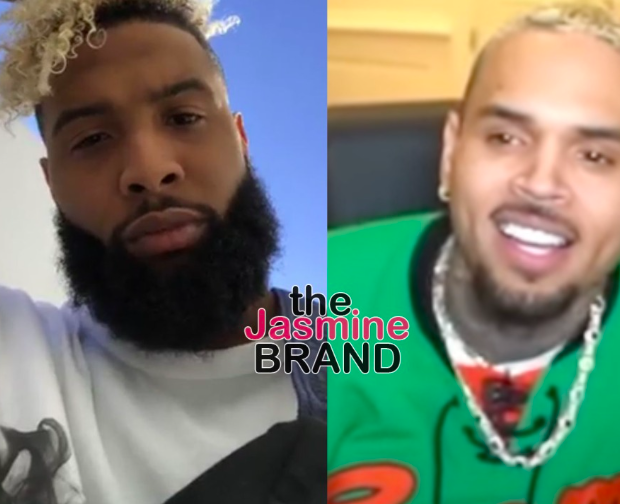 Odell Beckham Jr. Shows Support For Chris Brown Following U.K. Arrest Over Alleged 2023 Bottle Att@ck: ‘Free Breezy!’