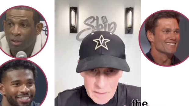 Sports Commentator Skip Bayless Claims Tom Brady Played A Role In Deion Sanders’ Son Shedeur Being Passed Up By The Las Vegas Raiders